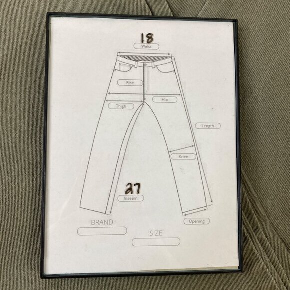 Style & Co. Womens Olive Green Straight Leg Capri Pants Size 16 - Picture 5 of 5